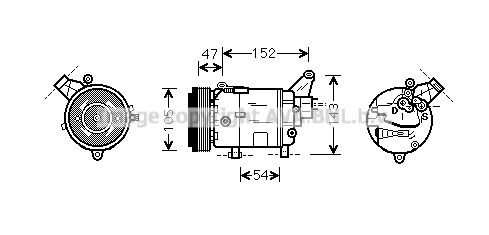 AVA QUALITY COOLING Kompressori, ilmastointilaite BWAK076